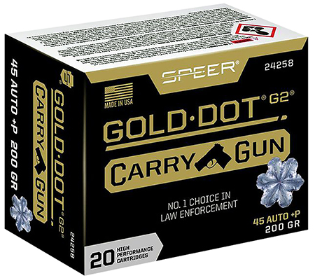 Speer .45 ACP 200gr GOLD DOT – 20rd