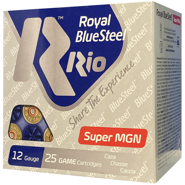 Rio Ammunition RBSM403 BlueSteel Royal 12 Gauge 3" 1 3/8 oz 25 Per Box/ 10 Cs
