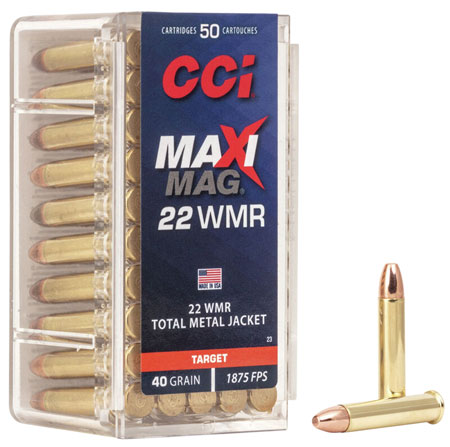 Cci .22 WMR 40gr JHP Brass – 50rd