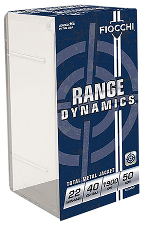 Fiocchi .22 WMR 40gr JSP Brass – 50rd