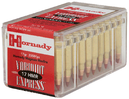 Hornady .17 HMR 17gr JACKETED POLYMER TIP Brass – 50rd