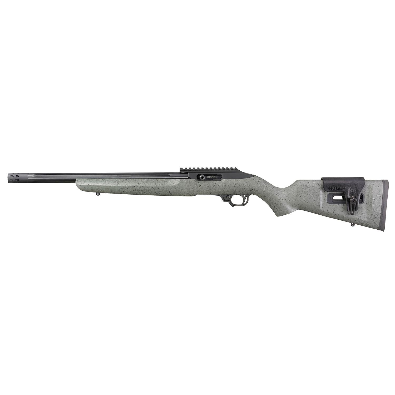Ruger Left Hand 10/22 Competition Rifle 22LR 10rd Magazine 16.12" Barrel Black/Gray Laminate Stock