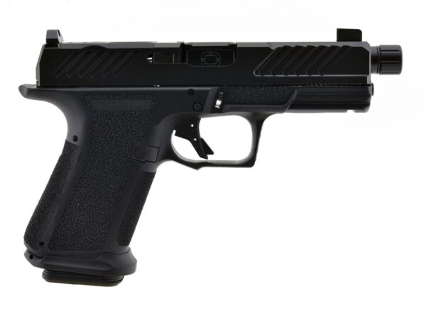 Shadow Systems MR920 Combat Pistol - Black | 9mm | 4.5" Spiral Fluted Match Barrel (Threaded) | 15rd | Tritium Sights | Optic Cut