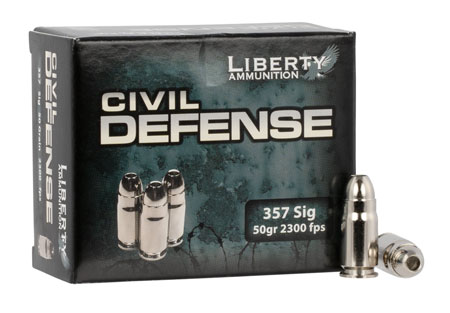 Liberty Ammunition .357 SIG 50gr Brass – 20rd