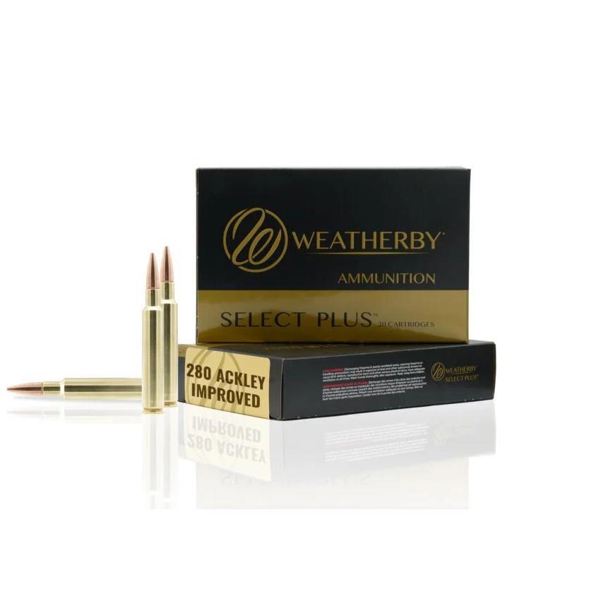 Weatherby .280 Ackley Improved 168gr JHP Brass – 20rd
