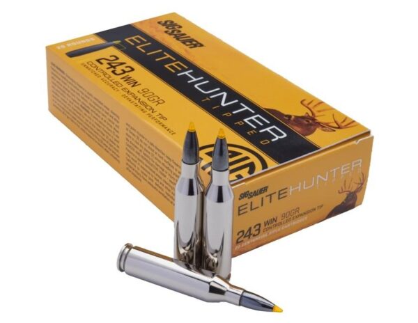 AMMO 243 WIN 90GR ELITE TIPPED HUNTING BOX/20