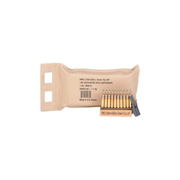 PMC X-TAC Battle Pack 5.56NATO Rifle Ammo - 62 Grain | LAP | 120rd Battle Pack