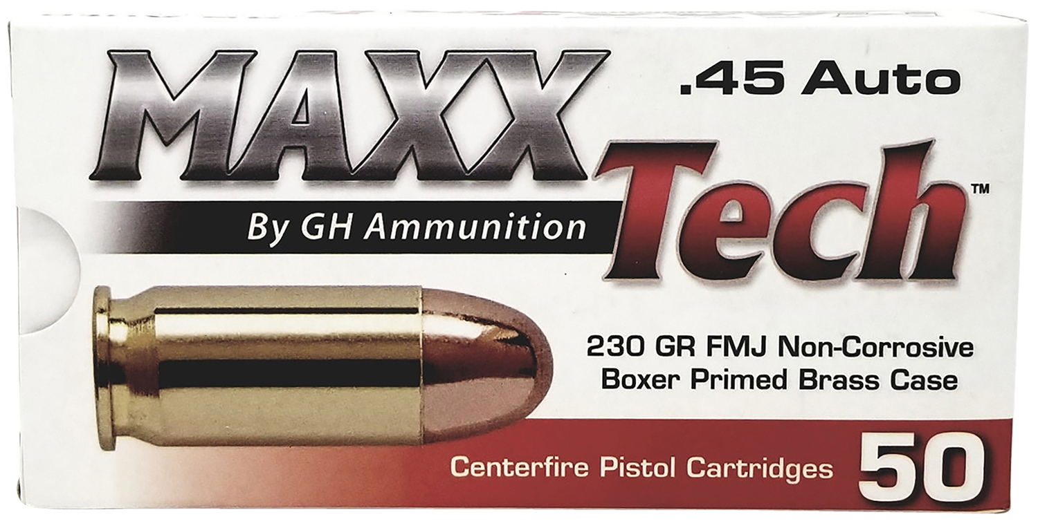 MaxxTech .45 ACP 230gr Brass – 50rd
