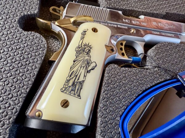 EAA Girsan MC1911 Liberador 9mm NIB 391061 " We the People " 5" 1911 Hi-Polish Stainless - Image 2