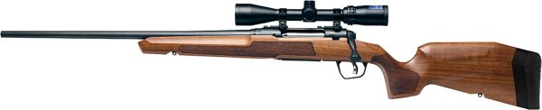 Savage Arms 32269 Axis 2 XP Combo 22-250 Rem 4+1 22" Matte Black Sporter Barrel & Drilled & Tapped Carbon Steel Receiver, Ergonomic Hardwood Stock, Left Hand, Boresighted 3-9x40mm Scope