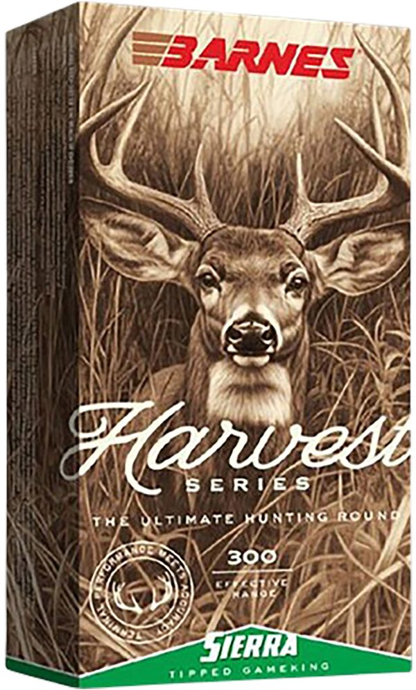 Barnes Bullets 32402  Harvest 7mmRemMag 150gr Sierra Tipped GameKing 20 Per Box/10 Case