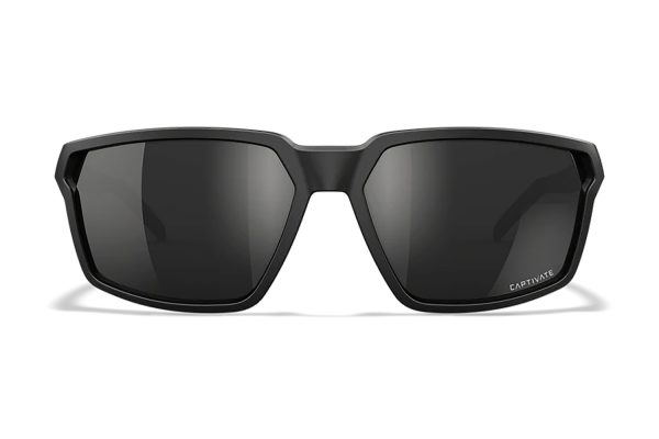 Wiley X AC6SRA05 Sierra  M/L Black Mirror Lens Polycarbonate Matte Black Frame