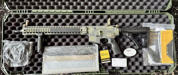 Daniel Defense DDM4 V9 " Crocodile Rattle " Limited Edition 5.56mm 16" M4 AR AR-15 32+1 NIB w/ Geissele - Image 2