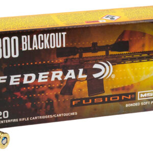 Federal F300BMSR3 Fusion  300Blackout 190gr Bonded Soft Point 20 Per Box/10 Case