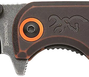BRN 3220581B  KNIFE, BM SLIM WASH ORG/BLK BX