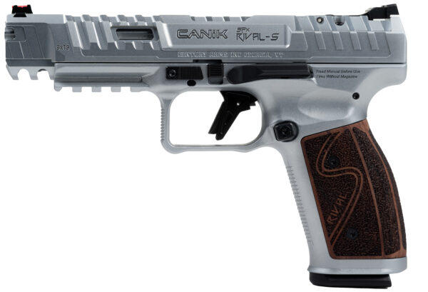 CANIK RIVAL-S ROSEWOOD CHROME 9MM 5 18RD
