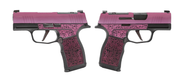 SIG SAUER P365X LADY BUG 9MM PSTL 3.1" BBL 2-12RD MAGS, OPTC PLTE COVER