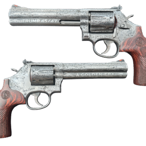 SMITH & WESSON 686 PLUS DLX STS 357MAG 6" 7RD DA/SA TRUMP GOLDEN ERA DEEP ENGRAVED
