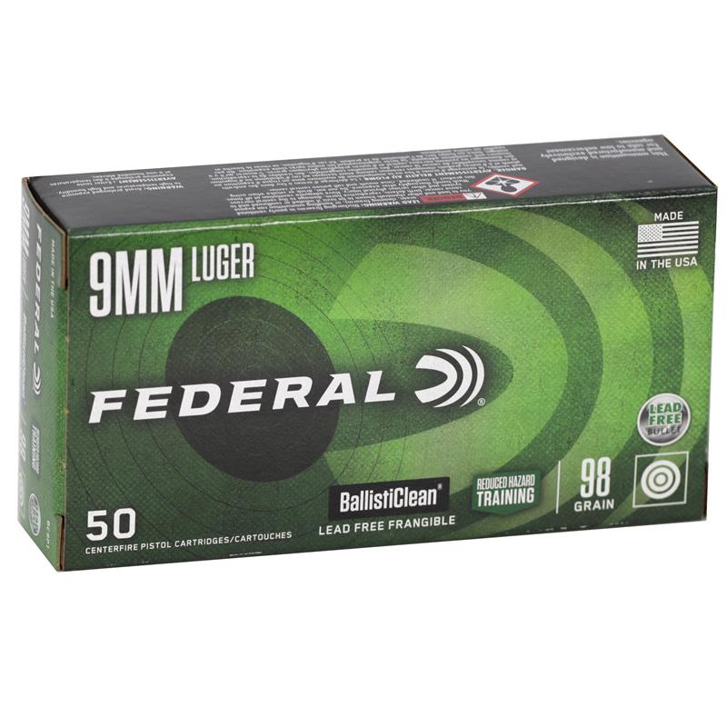 federal 9mm Luger 98gr