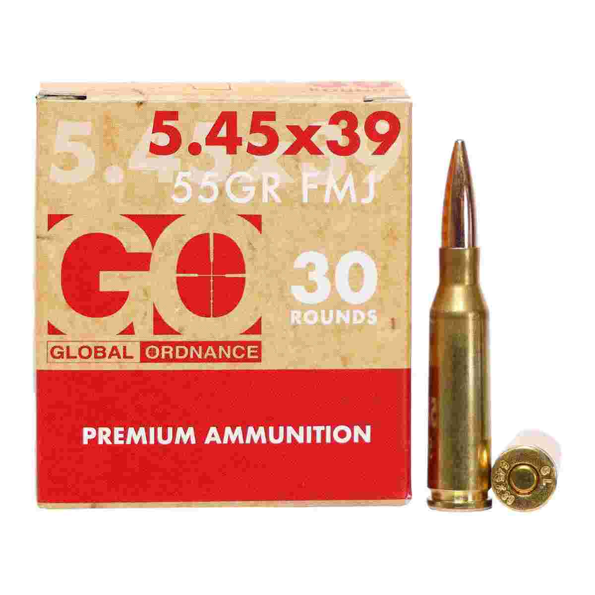 Global Ordnance 9mm Luger 55gr FMJ