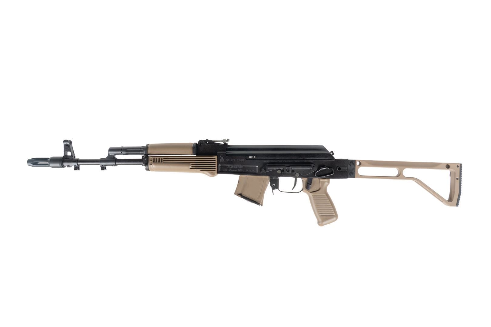 Arsenal SAM7SF 7.62x39mm Semi-Auto AK-47 Rifle with Aluminum Side Folding Stock and Arsenal Hard Case FDE - Image 2